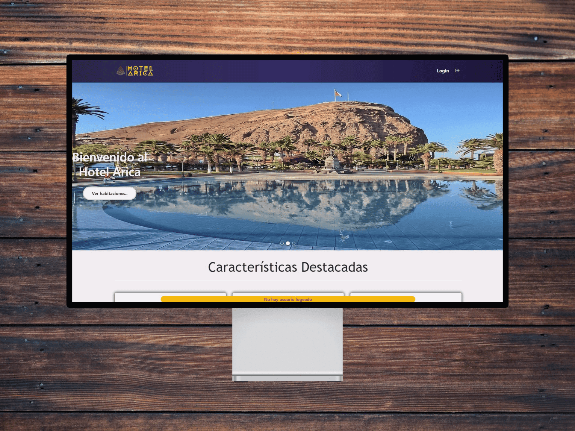 Página principal del Sistema